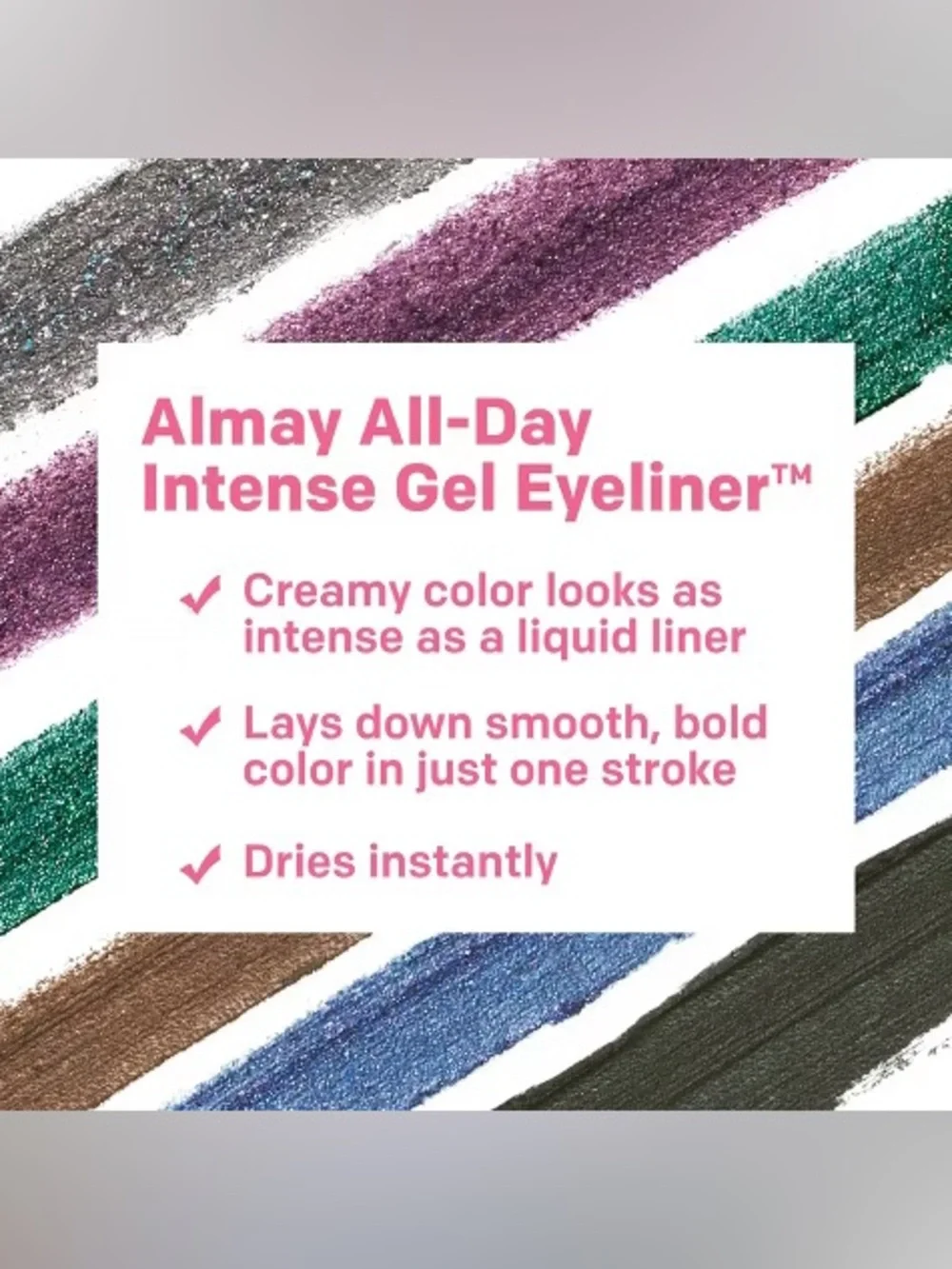 Almay All-Day Intense Waterproof Gel Eyeliner - Evergreen, NEW